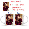 Personalized Your Photo Mug, Custom NAME Logo TEXT Cup,Customize Coffee Mugs, Tea Cups, Mothers day, Wedding Surprised Gift