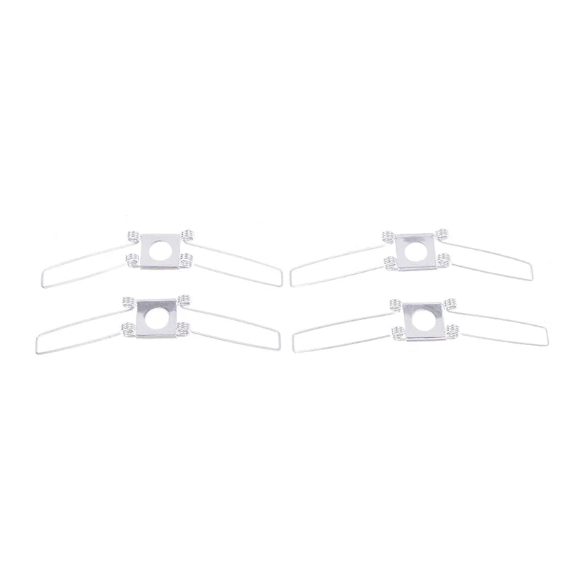 4Pcs 2-Forks 3-Forks Galvanized Fixing Spring Clip Spring Buckle For Fixing Lampshade Shrapnel DIY For Pandent Lamps Lanterns