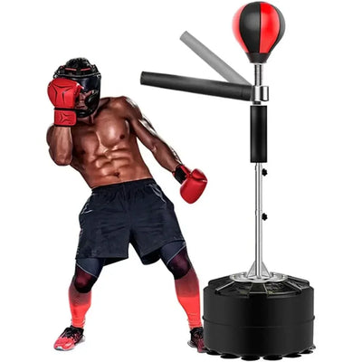 Adjustable Height Speed Punching Bag with Spinning Bar | SAMAG