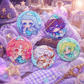 Anime Witch Hat Atelier Badges Cartoon Lapel Pins Vibrant Color Anime Cosplay Badges Cute Bag Clothing Brooches Souvenir forFans
