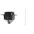 Foldable Portable Coffee Filter Coffee Maker Stainless Steel Drip Coffee Tea Holder Reusable Paperless Pour Over Coffee Dripper