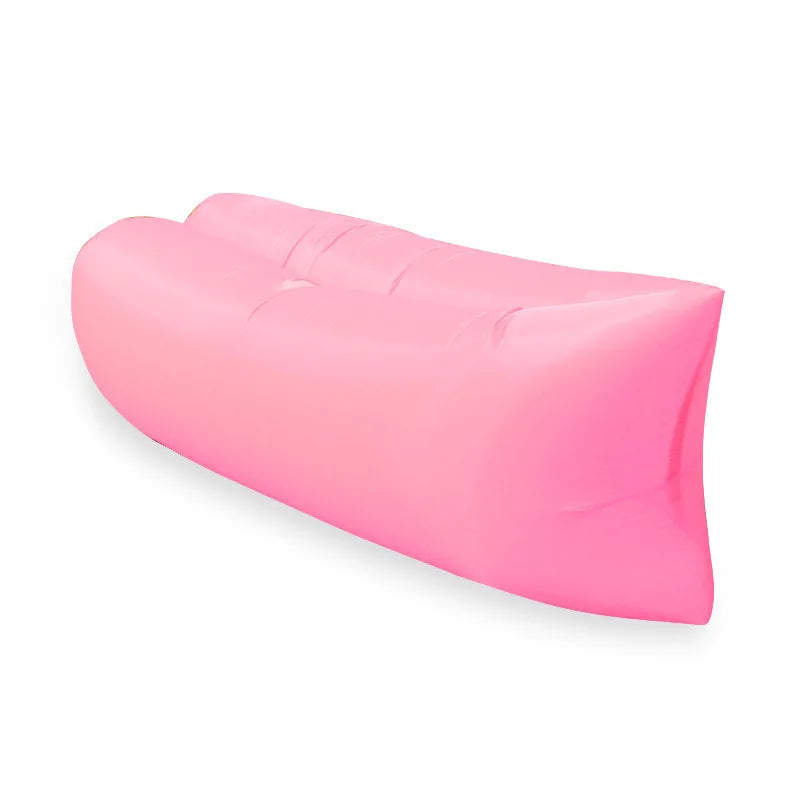 Inflatable Sofa Beach Air Sofa Folding Camping Inflatable Sofa Bed Sleeping Bag Single