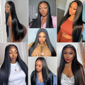 20 30 Inch Bone Straight 2 3 4 Bundles Brazilian Remy Unprocessed Human Hair Wavy Doule Drawn Straight Bundles Weave Extensions
