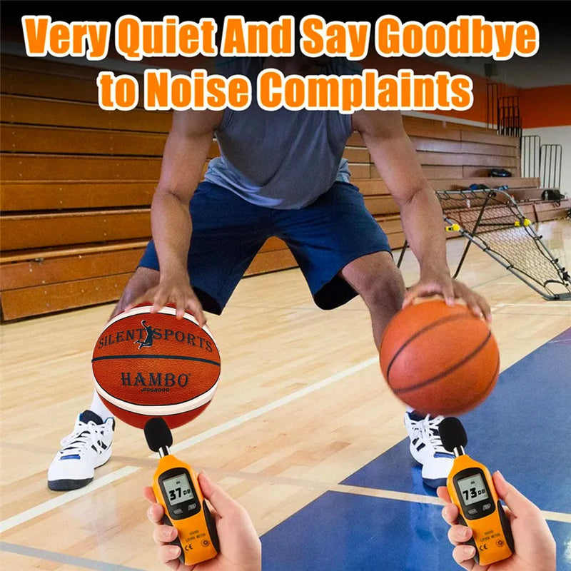 Mute Bouncing Basketball W/ Cover Men Size 7#(29.6in) | SAMAG