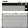 4/5/6/7/8ft Privacy Fence Screen, Net, Heavy Duty Fencing | SAMAG