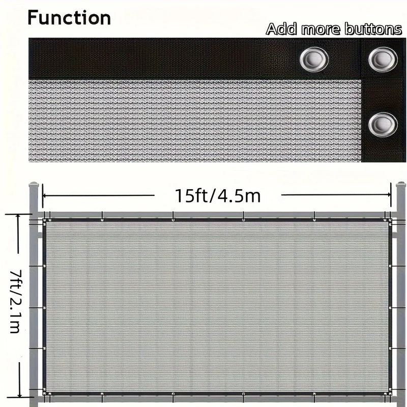 4/5/6/7/8ft Privacy Fence Screen, Net, Heavy Duty Fencing | SAMAG