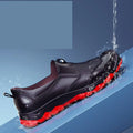 39-44 Men Rain Boots Waterproof Shoes Ankle Rainboots Soft-soled Anti Slip Zapatos Male Slip-on High Top Water Work Footwear y16