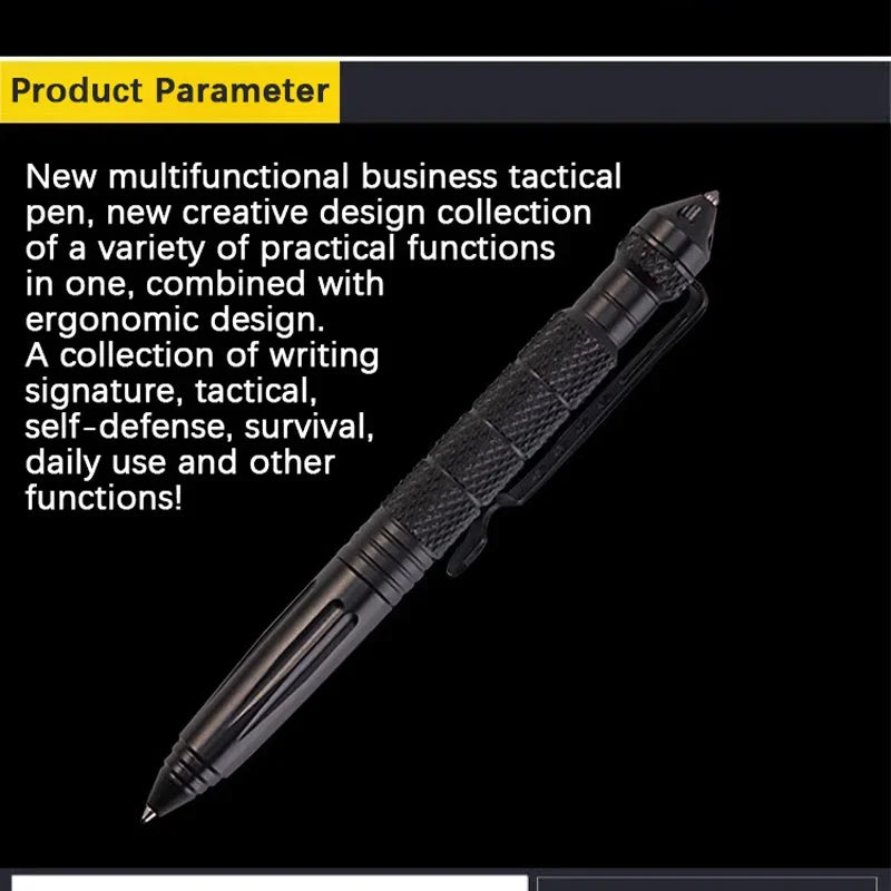 Multi Function Tactical Pen Quality Steel Non Slip Portable Self Defense Aluminum Glass Breaker Survival Tool Multipurpose Pen