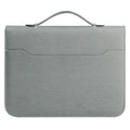 New A4 Portfolio 4 Ring Binder with Zipper, PU Leather Padfolio Document Organizer with Storage, Professional Business Briefcase