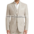 Summer Linen Suit Men Casual Party Classic Blazer Pants 3 Pieces Holiday Travel Tailor-made Breathable Cool Male Outfits