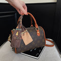 Bag Women's Fashion Boston Bag Pillow Bag Versatile Shoulder Bag Printed Crossbody Handbag