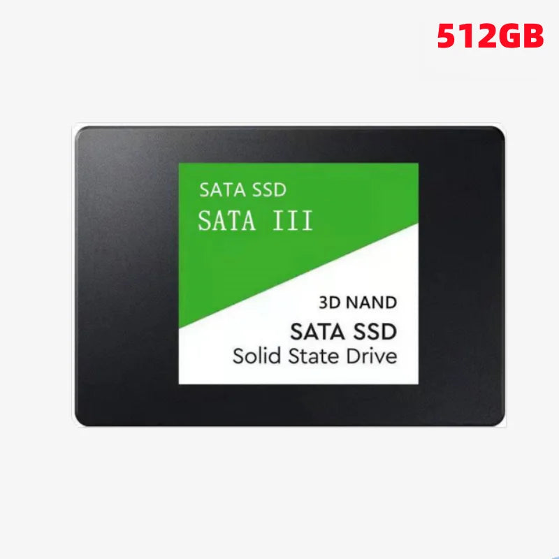 High-Speed SATA III 2.5 Inch Internal Laptop SSD Hard Drive - PC And Laptop Storage Upgrade 128GB 240GB 480GB 512GB