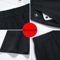 Women's Black Stretch Suit Pants, Fashion Purple Slim - View 5 | SAMAG
