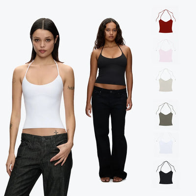 Tank Top with Multiple Colors and Tie Straps, Metal | SAMAG