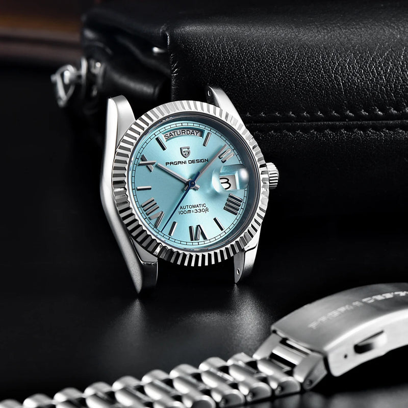 PAGANI DESIGN New Luxury Automatic Watch For Men Mechanical Wristwatch Sapphire crystal waterproof Stainless steel Men Watch