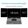 RAM 16G ROM 128G-1TB 16inch+10.5" +10.5" Three Screen Syncretism i5-1235U ultra Slim Aluminum Mechanical Backlit Keyboard LAPTOP