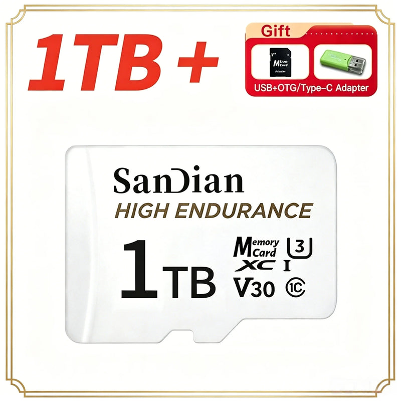 2026 New Class 10 High Speed Micro TF SD Memory Card Multi Capacities Storage For Camera Drone Dash Cam Smartphone