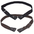 Jeans Elastic Waistband For Women/Men No Bulge No Buckle Stretch Elastic Waist Belt Versatile and Minimalist Elastic Waistband