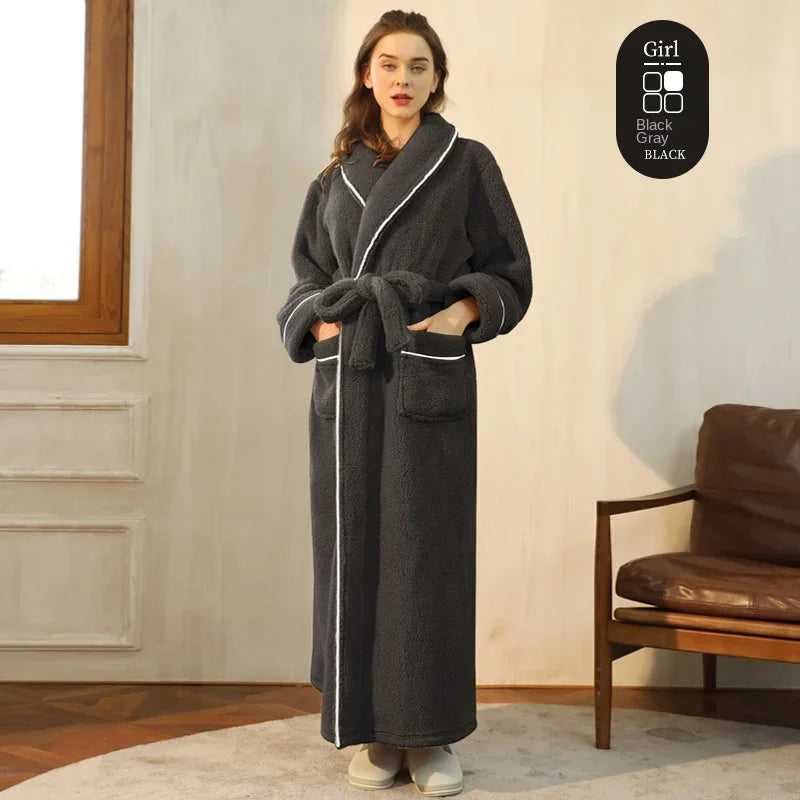 Autumn and Winter New Thick Comfortable Cotton Robe Men's | SAMAG
