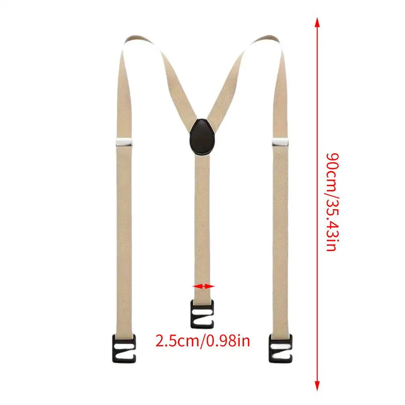 Mens Suspenders Clip for Heavy Duty Adjustable Y - Back Invisible Belt for Outdoor Beach Mountaineering - Visuel 7 | SAMAG