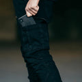 New Jeans Men Pants Wash Solid Color Multi Pockets Denim | SAMAG