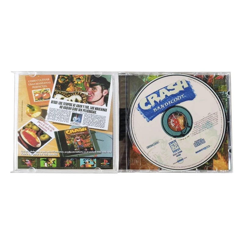PS1 Crash Bandicoot Series Disc Copy Game Unlock Console Station1 Retro Optical Driver Video Game Parts