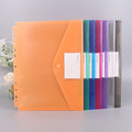 A4 Loose Leaf Binder 3 Ring Folder Transparent File Organizer Office Document Management School Storage System
