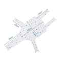 Adjustable Anti-Slip Bathing Mat for Babies Child-Friendly Sitting and Lying Bath Net Baby Bathing Stand Floating Pad