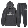 Volcom men's sports and leisure suit fashion autumn new two - piece set hooded - View 5 | SAMAG