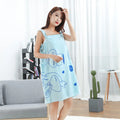 Women Bathrobe Wearable Bath Towel Superfine Fiber Towels Soft and Absorbent Chic Towel For Autumn Hotel Home Bathroom Gifts