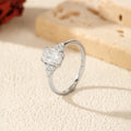 MODIAN D Color VVS1 Rectangle Moissanite 925 Sterling Silver Trendy Sparkling Wedding Engagement Rings For Women Fine Jewelry
