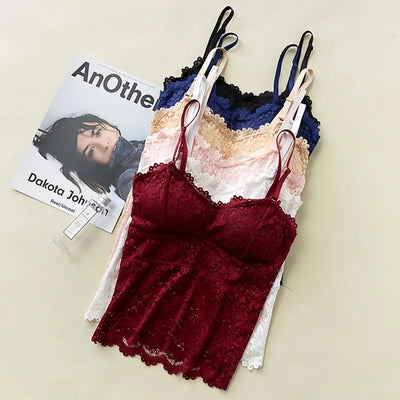Lace Bra Top Women's Floral Bralette Sexy Lingerie | SAMAG