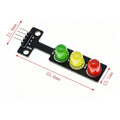 1-5pcs LED traffic lights light-emitting module / digital signal output Traffic light   electronic building blocks
