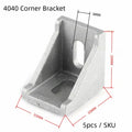 Corner Bracket 2020 3030 4040 Aluminum Profile Extrusion Connector Accessories Fastener Parts Fittings for 3d Printer DIY CNC