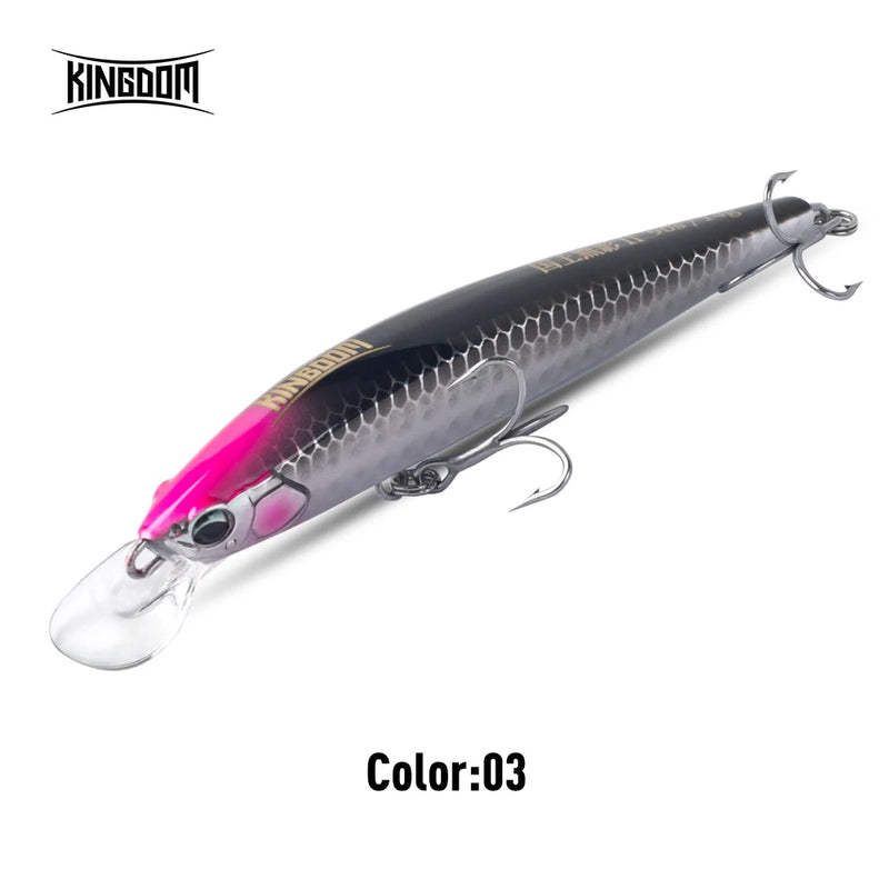 Kingdom Kingart-II Sinking Minnow Fishing Lure 7.5g 14g | SAMAG