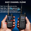 BAOFENG UV-5R Mini Walkie Talkie Bluetooth Programming Frequency Dual PTT Type-C Charging AM FM Long Range Two Way Radio