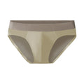Men's ice silk seamless underwear men breathable briefs summer thin boys sports low waist short shorts head