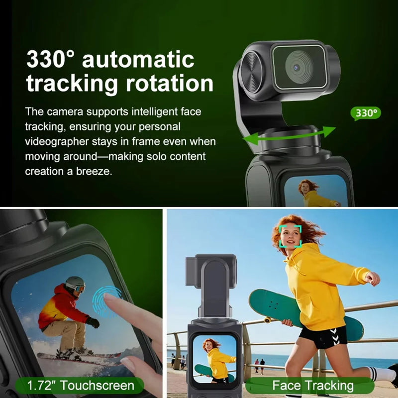 4K Ultra HD Sports Action Camera, WiFi, 0.96" IPS Screen, Portable Mini DV Video Recorder for Cycling Outdoor Sports Vlog