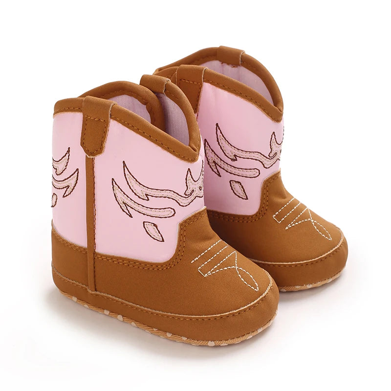 0-18M Infant Baby Autumn Winter Short Boots Soft Cotton Material Rubber Sole Warm Casual Walking Boots