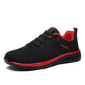 Ngouxm Men Running Sneakers Lightweight Sport Classical Lace Up Mesh Breathable Casual Shoes Male Fashion