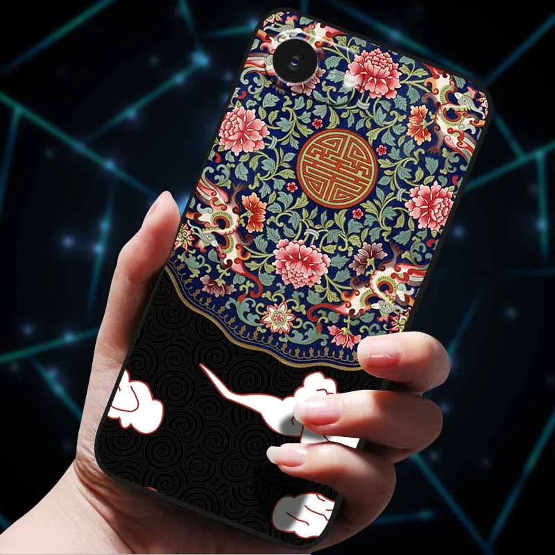 3D Flowers Emboss Fundas For iphone 16E Case iphone16 E Soft Silicone Phone Cases for iphone16 16 Back Cover Coque iphone16e Bag