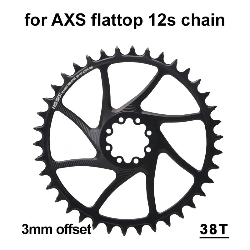 8 Bolt Direct Mount Chainring Narrow Wide Star For Sram Force Red Rival Axs 12-speed Chainring 28t 30t 32t 34t 36 38 40 Tooth