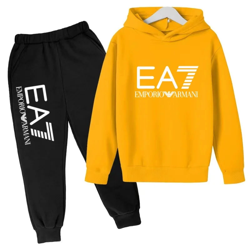 Kids Autumn Winter Hoodie Boy Girl 3-12Yrs Letter Print | SAMAG