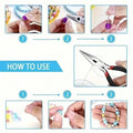 1set/1box Deluxe Jewelry Making Starter Kit，Comprehensive Earrings, Necklace Findings, DIY Plier Tools Set for Jewelry Repair