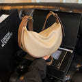 Korean Fashion Large Capacity PU Leather Tote Shoulder Bag Simple Casual Style 2026 New Hobos Bag for Women