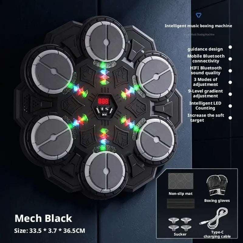 Smart Music Boxing Machine Home Wall Target Children's | SAMAG