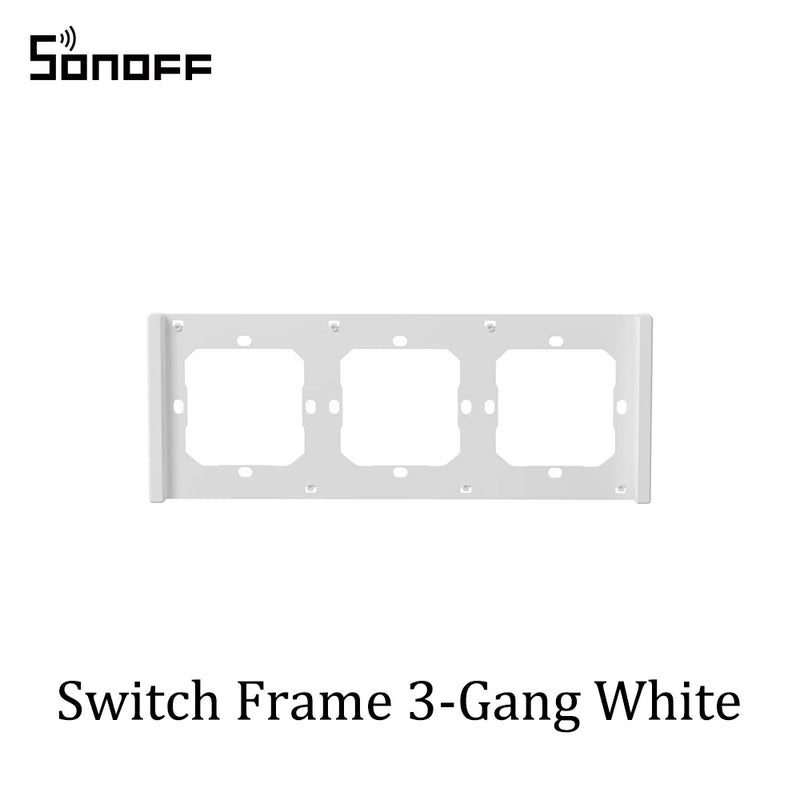 SONOFF M5 Matter Smart Wall Switch 80/86 Type Push Button Switch 1/2/3 Gang Switch Frame Work with Alexa Google Apple Home Alice