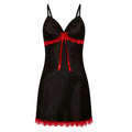 Lace Silk Satin Sleepwear Women Sexy Lingerie Night Dress | SAMAG