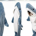 Large Size Thickened Warm Flannel Winter Pajamas Shark | SAMAG