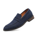 Large size Le Fu shoes men's leather shoes